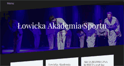 Desktop Screenshot of lowiczsportacademy.pl
